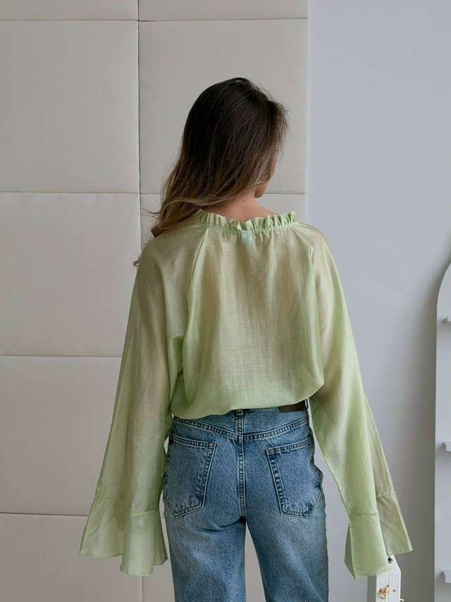 Блузка зеленая купить в Интернет-магазине Садовод База - цена 1500 руб Садовод интернет-каталог