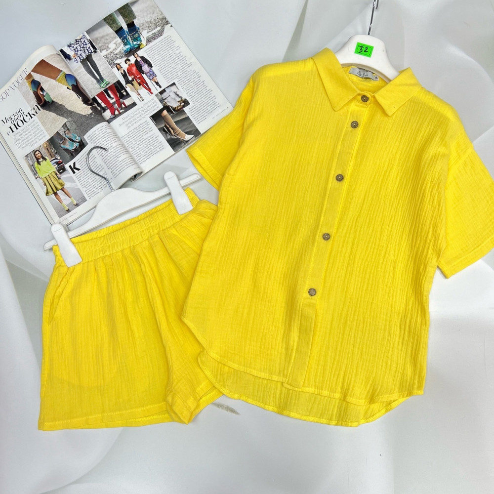Детский костюм желтый купить в Интернет-магазине Садовод База - цена 1100 руб Садовод интернет-каталог