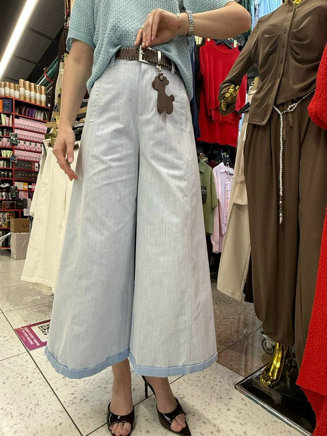 джинсы голубые