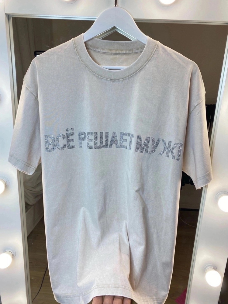 Женская футболка светло-серая купить в Интернет-магазине Садовод База - цена 850 руб Садовод интернет-каталог