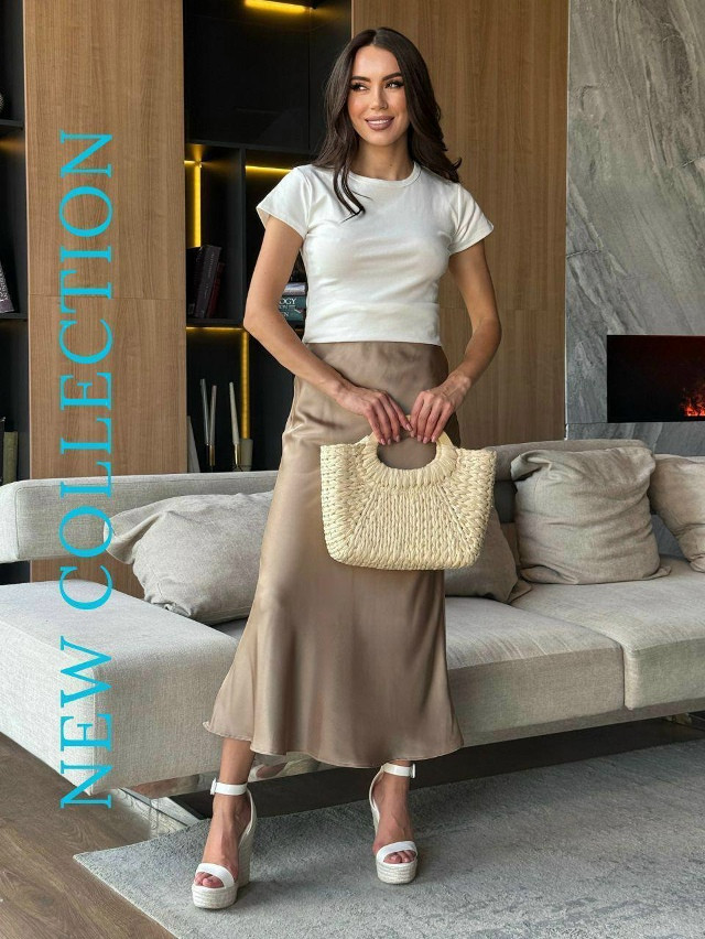 юбка бежевая купить в Интернет-магазине Садовод База - цена 1000 руб Садовод интернет-каталог