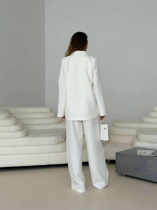 Женский костюм белый купить в Интернет-магазине Садовод База - цена 3300 руб Садовод интернет-каталог