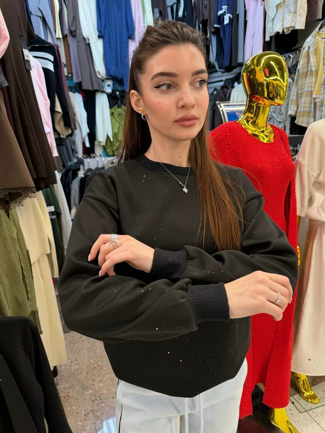 Свитшот черный купить в Интернет-магазине Садовод База - цена 950 руб Садовод интернет-каталог