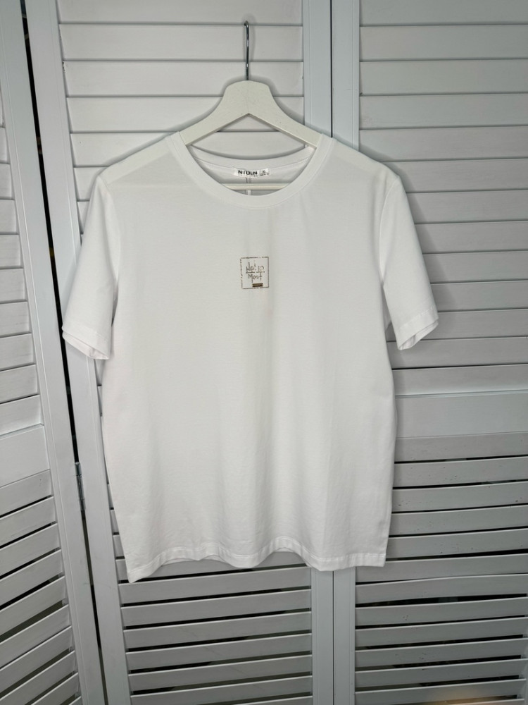 Женская футболка белая купить в Интернет-магазине Садовод База - цена 1050 руб Садовод интернет-каталог