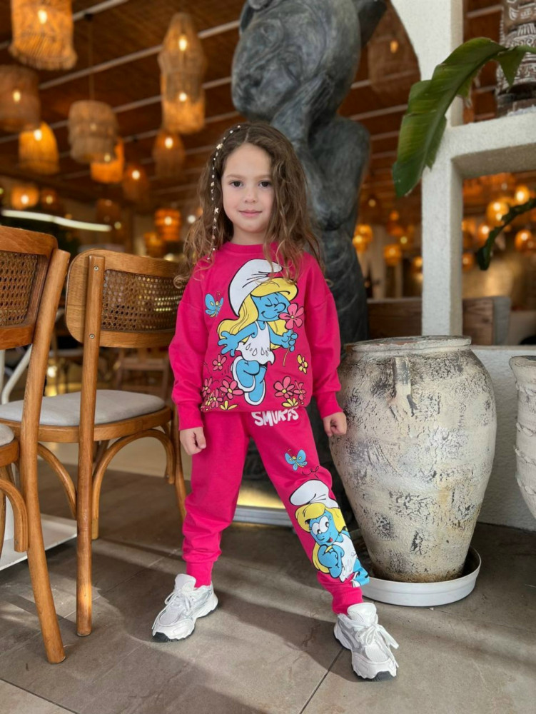 Детский костюм розовый