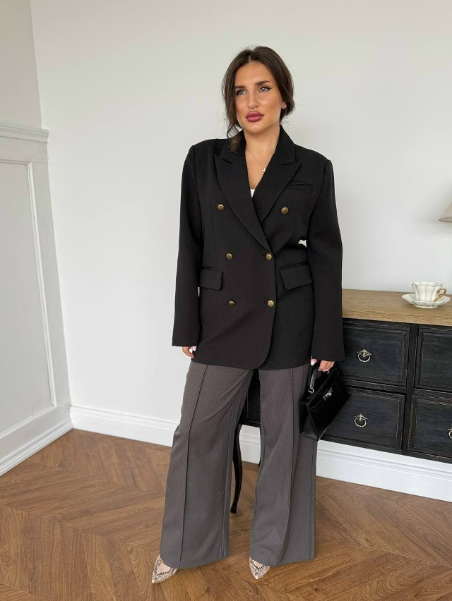 Женский пиджак черный купить в Интернет-магазине Садовод База - цена 2600 руб Садовод интернет-каталог