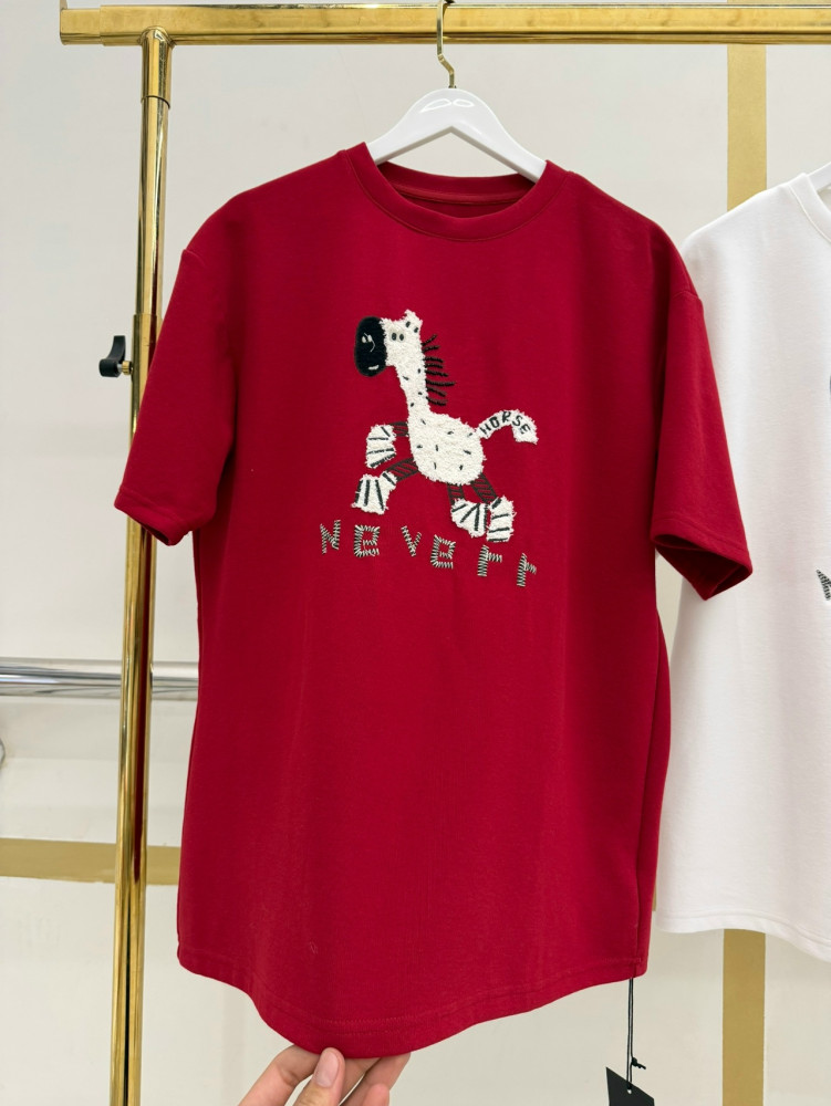 Женская футболка красная купить в Интернет-магазине Садовод База - цена 900 руб Садовод интернет-каталог