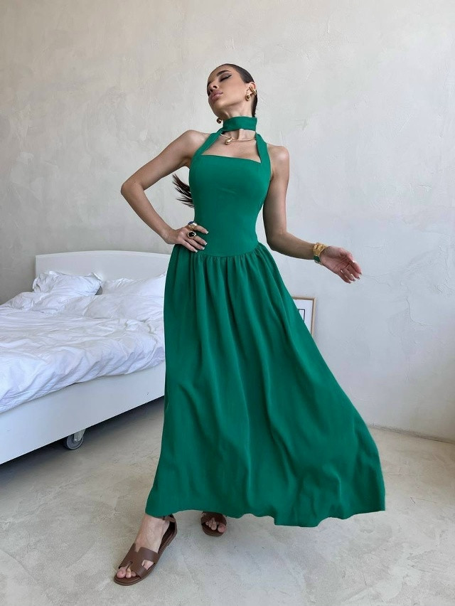 Платье зеленое купить в Интернет-магазине Садовод База - цена 1200 руб Садовод интернет-каталог