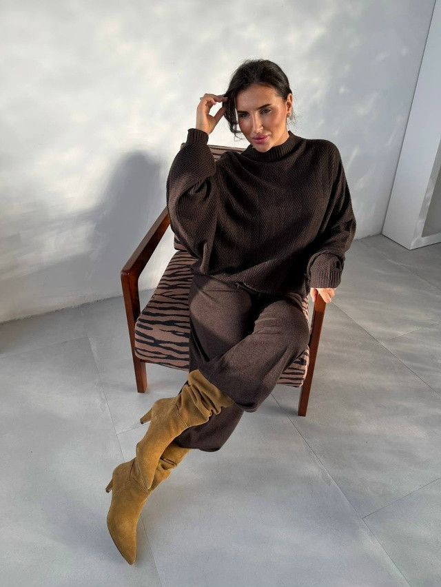 Костюм коричневый купить в Интернет-магазине Садовод База - цена 3900 руб Садовод интернет-каталог