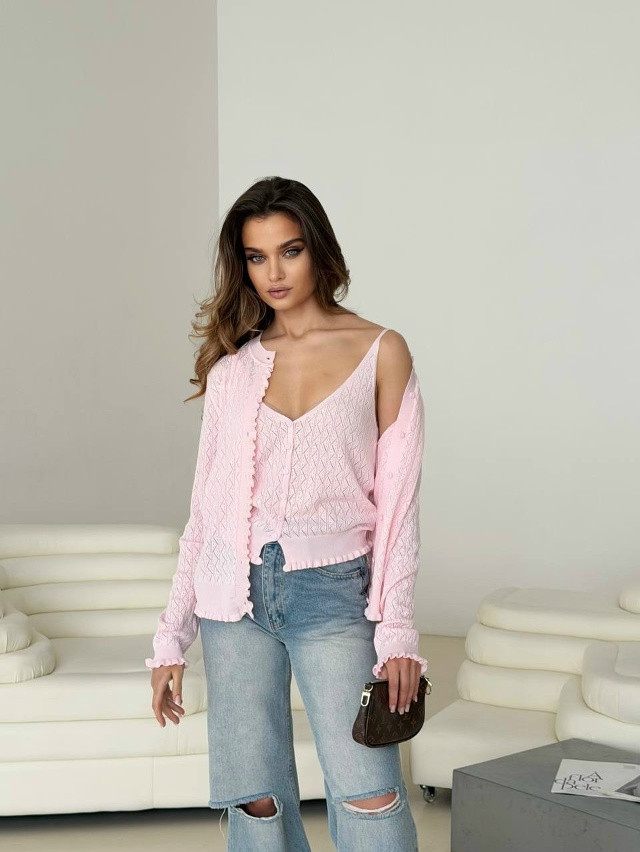 Кардиган и топ купить в Интернет-магазине Садовод База - цена 1600 руб Садовод интернет-каталог