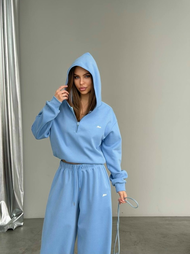 Женский костюм голубой купить в Интернет-магазине Садовод База - цена 2900 руб Садовод интернет-каталог