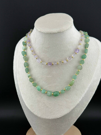 💗Колье из натуральных камней «Белль» САДОВОД официальный интернет-каталог