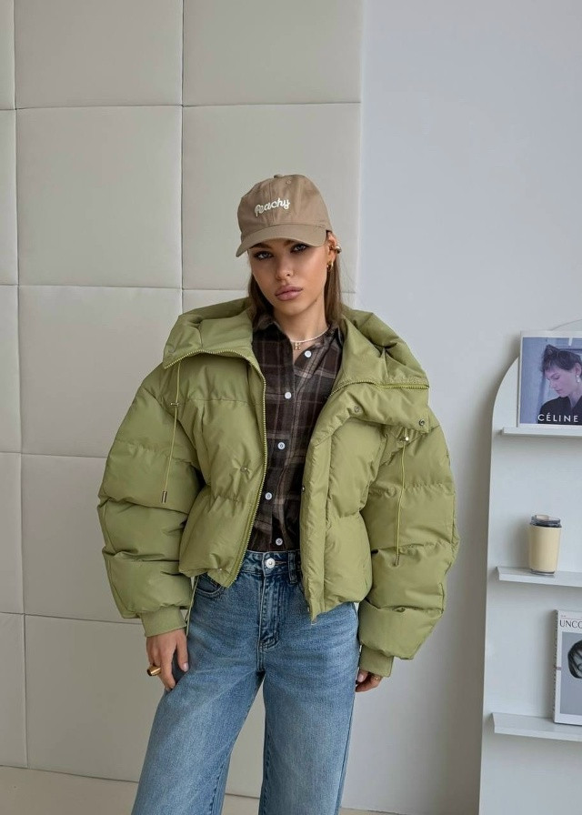 Куртка женская зеленая купить в Интернет-магазине Садовод База - цена 2700 руб Садовод интернет-каталог