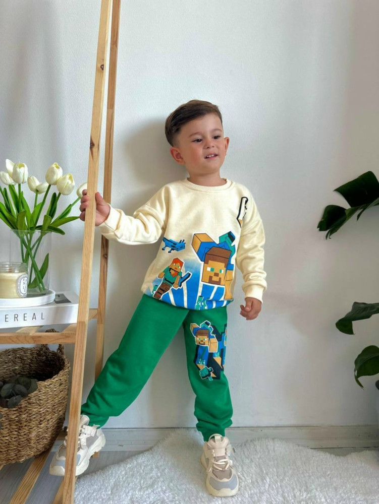 Детский костюм зеленый купить в Интернет-магазине Садовод База - цена 1299 руб Садовод интернет-каталог