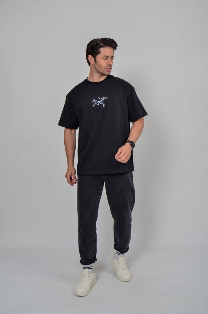 Мужская футболка черная купить в Интернет-магазине Садовод База - цена 1200 руб Садовод интернет-каталог