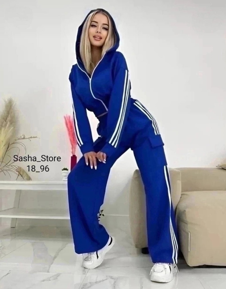 Спортивный женский костюм синий купить в Интернет-магазине Садовод База - цена 1300 руб Садовод интернет-каталог