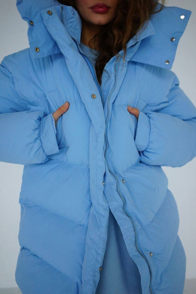 Куртка женская голубая купить в Интернет-магазине Садовод База - цена 4200 руб Садовод интернет-каталог