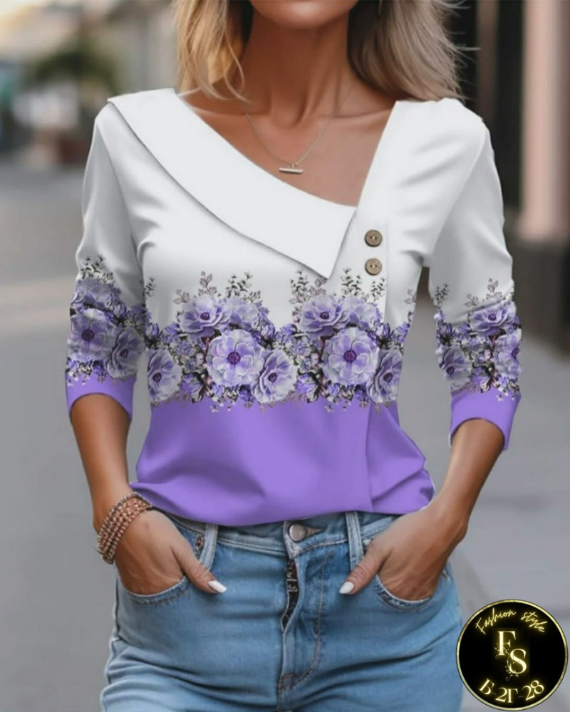 Блузка фиолетовая купить в Интернет-магазине Садовод База - цена 650 руб Садовод интернет-каталог