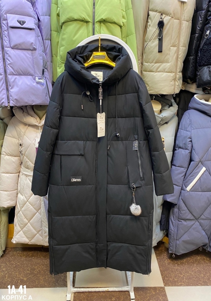 Женское пальто черное купить в Интернет-магазине Садовод База - цена 3200 руб Садовод интернет-каталог