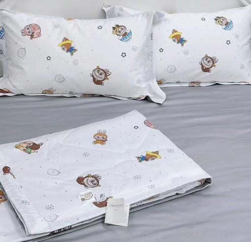 1,5 комплект с готовым одеялом, детский рисунок. Качество люкс, печатный рисунок, САДОВОД официальный интернет-каталог