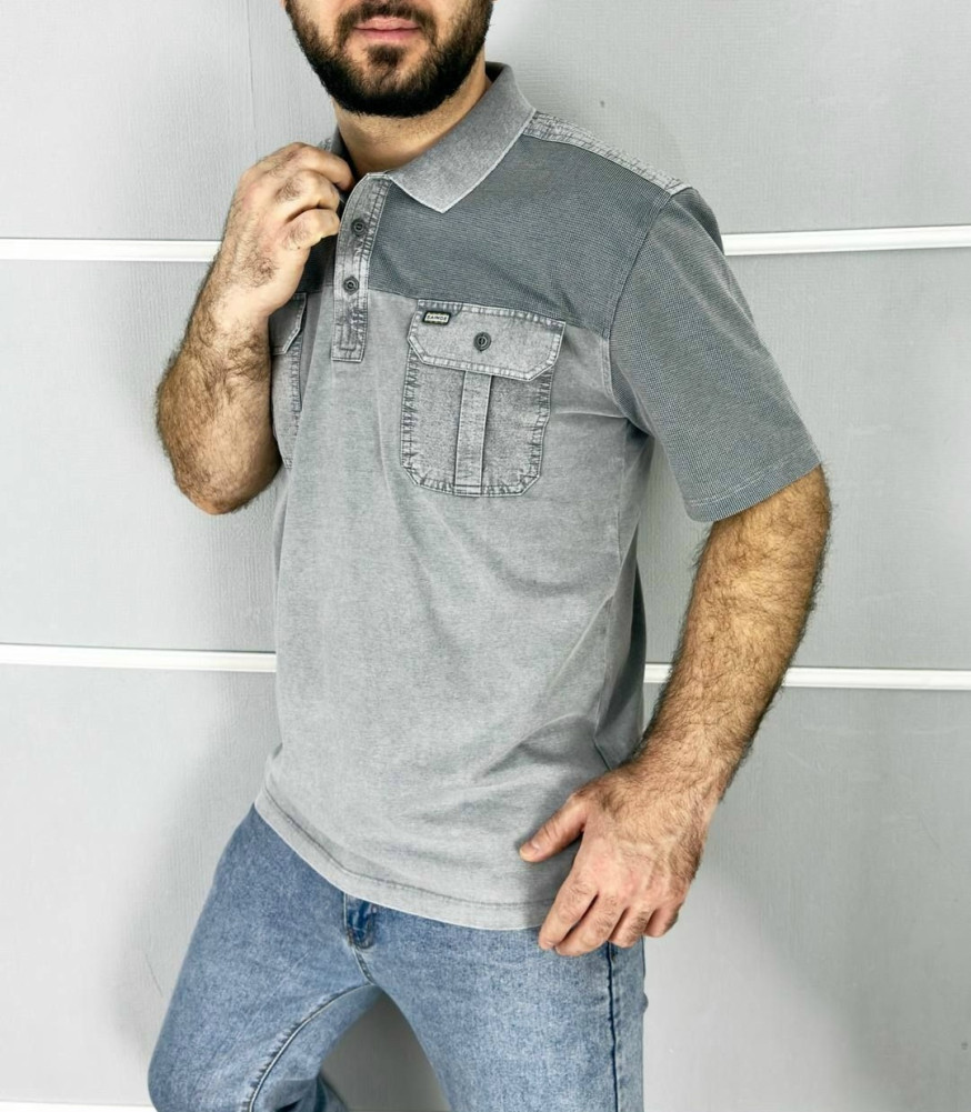 Мужская футболка темно-серая