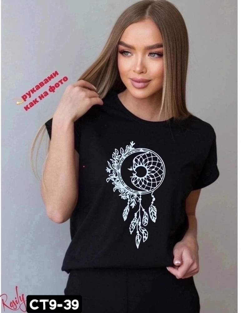 футболка черная купить в Интернет-магазине Садовод База - цена 200 руб Садовод интернет-каталог