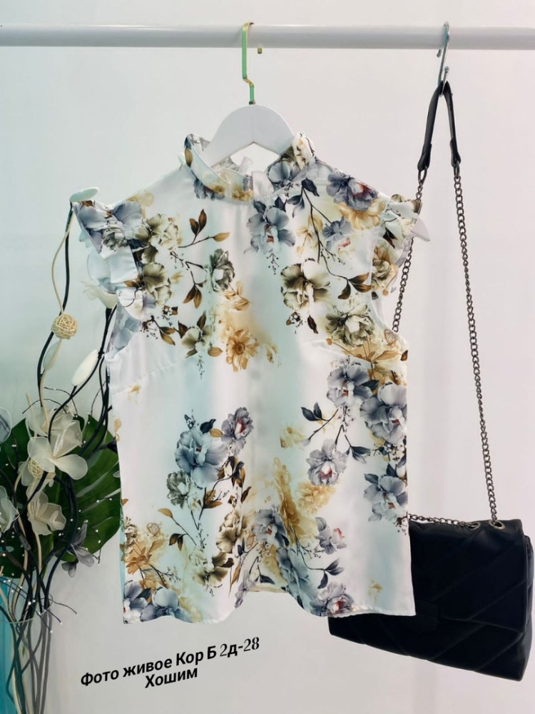 блузка белая купить в Интернет-магазине Садовод База - цена 450 руб Садовод интернет-каталог