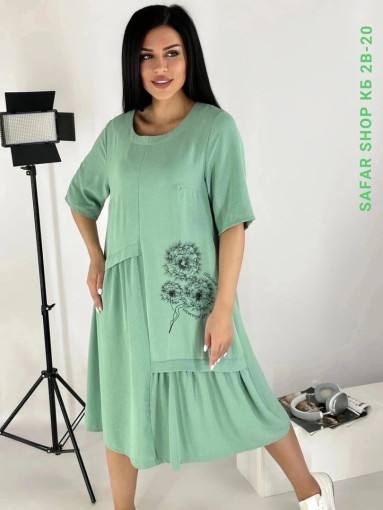 Платье оригинального пошива, свободного фасона.Ткань: Сингапур САДОВОД официальный интернет-каталог