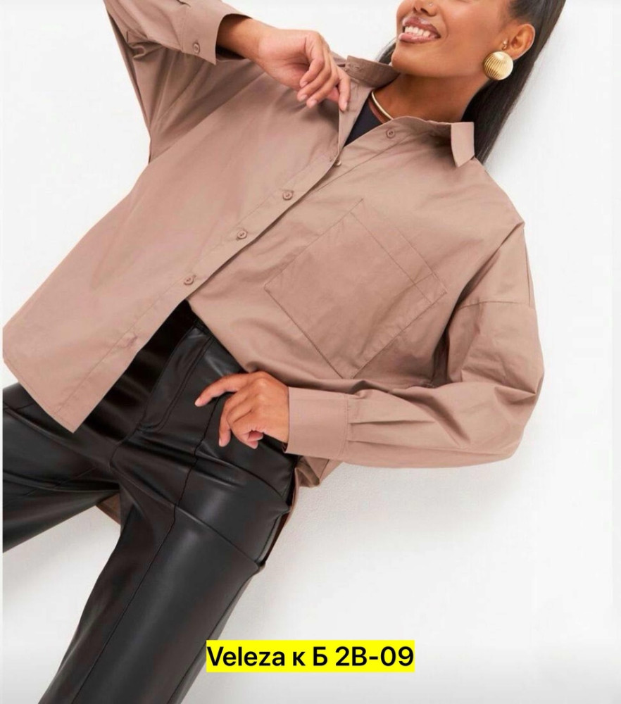 Женская рубашка бежевая купить в Интернет-магазине Садовод База - цена 500 руб Садовод интернет-каталог