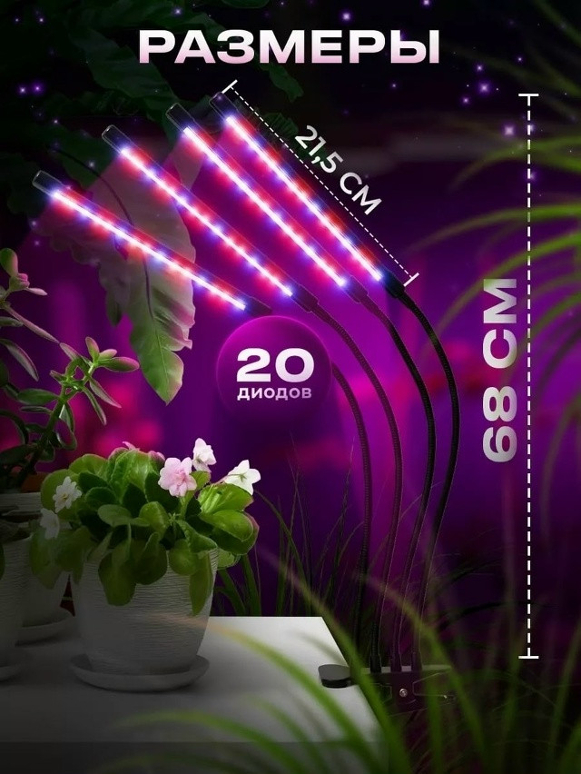Фитолампа для растений купить в Интернет-магазине Садовод База - цена 450 руб Садовод интернет-каталог