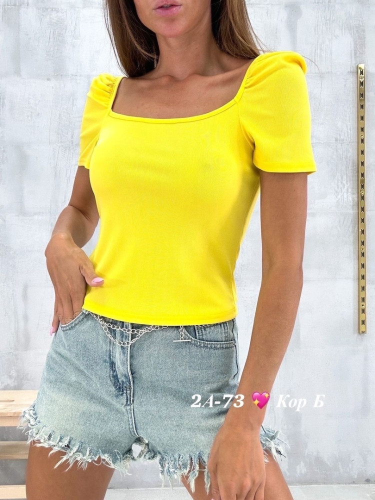 Женская футболка желтая купить в Интернет-магазине Садовод База - цена 250 руб Садовод интернет-каталог