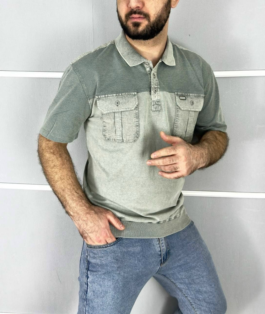 Мужская футболка зеленая