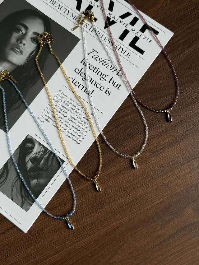 💗Колье «Жасмин» купить в Интернет-магазине Садовод База - цена 250 руб Садовод интернет-каталог