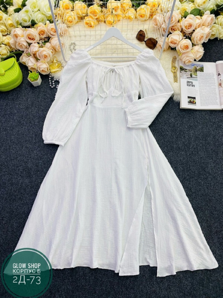 Платье белое купить в Интернет-магазине Садовод База - цена 1000 руб Садовод интернет-каталог
