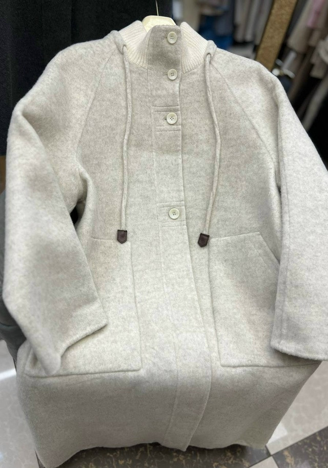 Женское пальто молочное купить в Интернет-магазине Садовод База - цена 6800 руб Садовод интернет-каталог