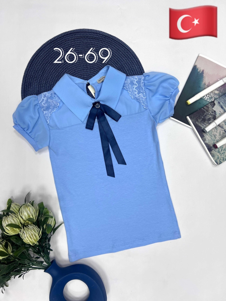 Блузка голубая купить в Интернет-магазине Садовод База - цена 700 руб Садовод интернет-каталог