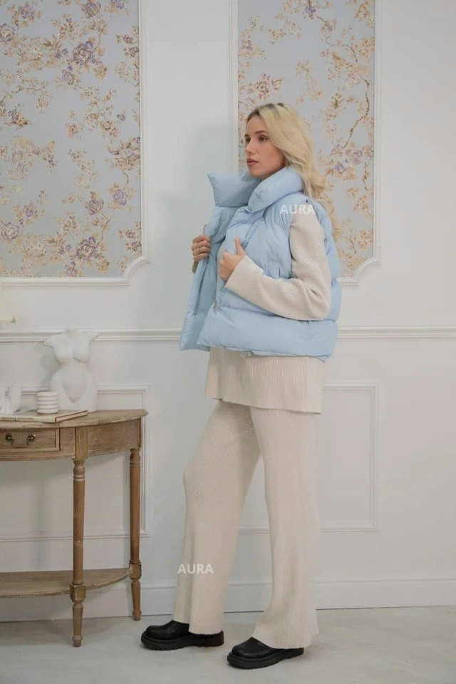 Жилетка женская голубая купить в Интернет-магазине Садовод База - цена 2100 руб Садовод интернет-каталог