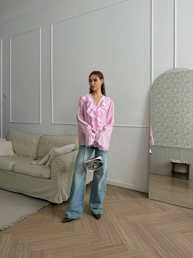 Блузка розовая купить в Интернет-магазине Садовод База - цена 1500 руб Садовод интернет-каталог