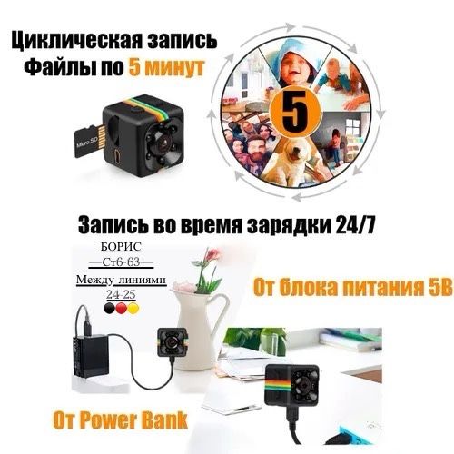 Беспроводная мини камера видеонаблюдения, аккумуляторная MINI DV SG11 купить в Интернет-магазине Садовод База - цена 300 руб Садовод интернет-каталог