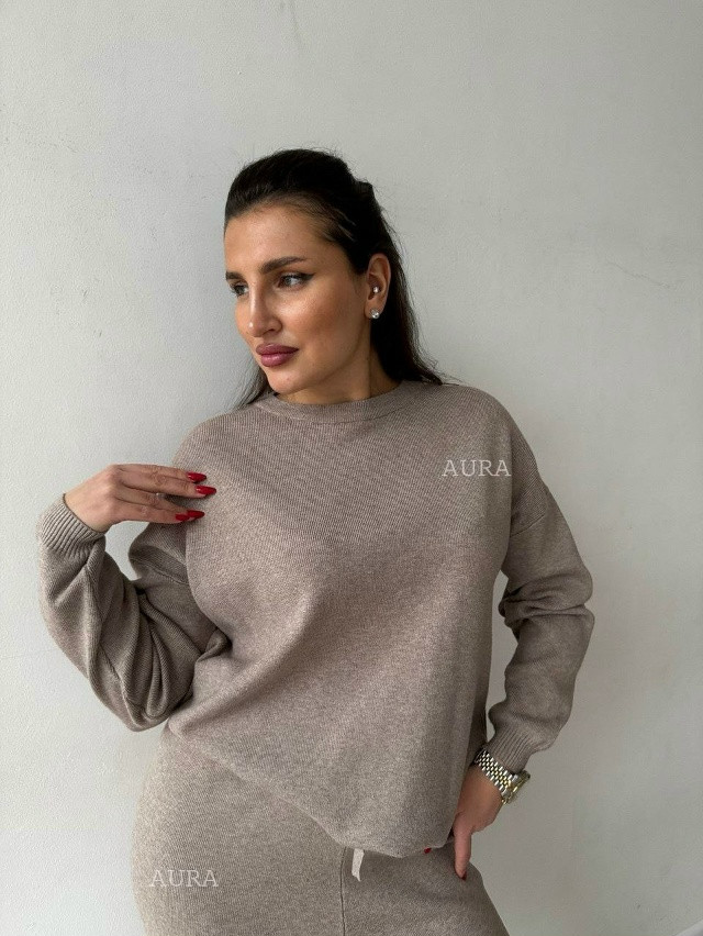 Женский костюм бежевый купить в Интернет-магазине Садовод База - цена 2450 руб Садовод интернет-каталог