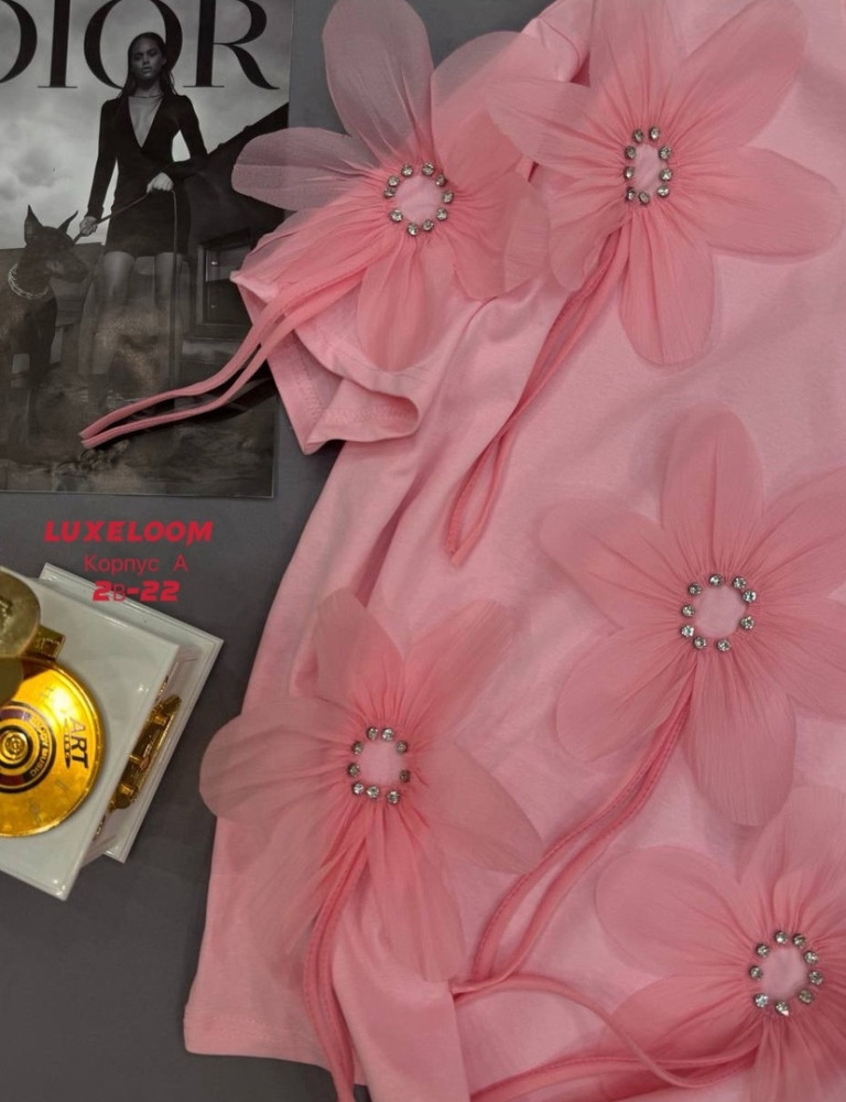 Женская футболка розовая купить в Интернет-магазине Садовод База - цена 1000 руб Садовод интернет-каталог