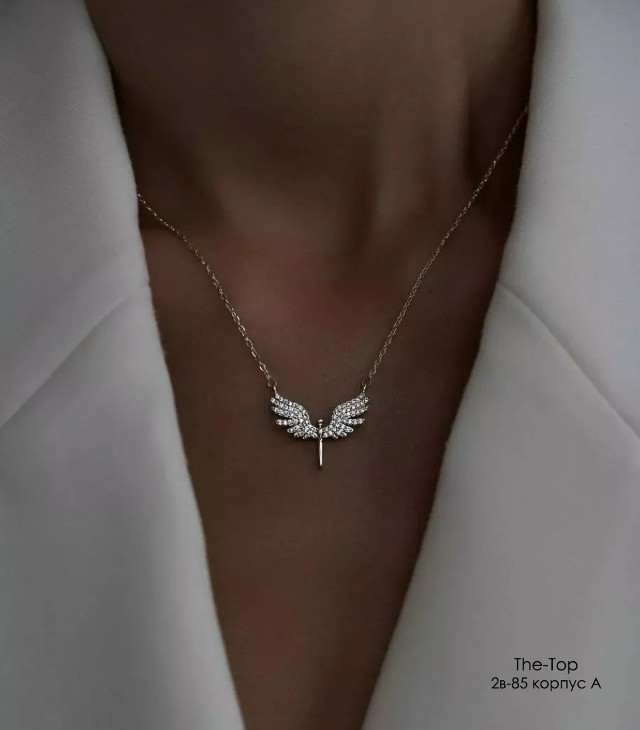 Цепочка с подвеской крылья купить в Интернет-магазине Садовод База - цена 90 руб Садовод интернет-каталог