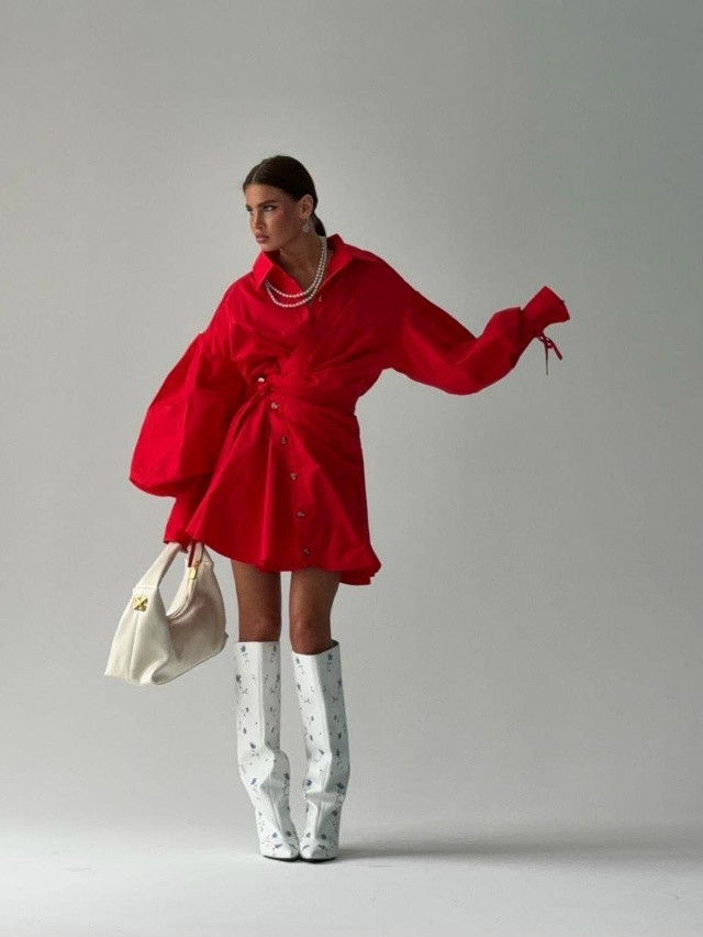 Платье красное купить в Интернет-магазине Садовод База - цена 4600 руб Садовод интернет-каталог