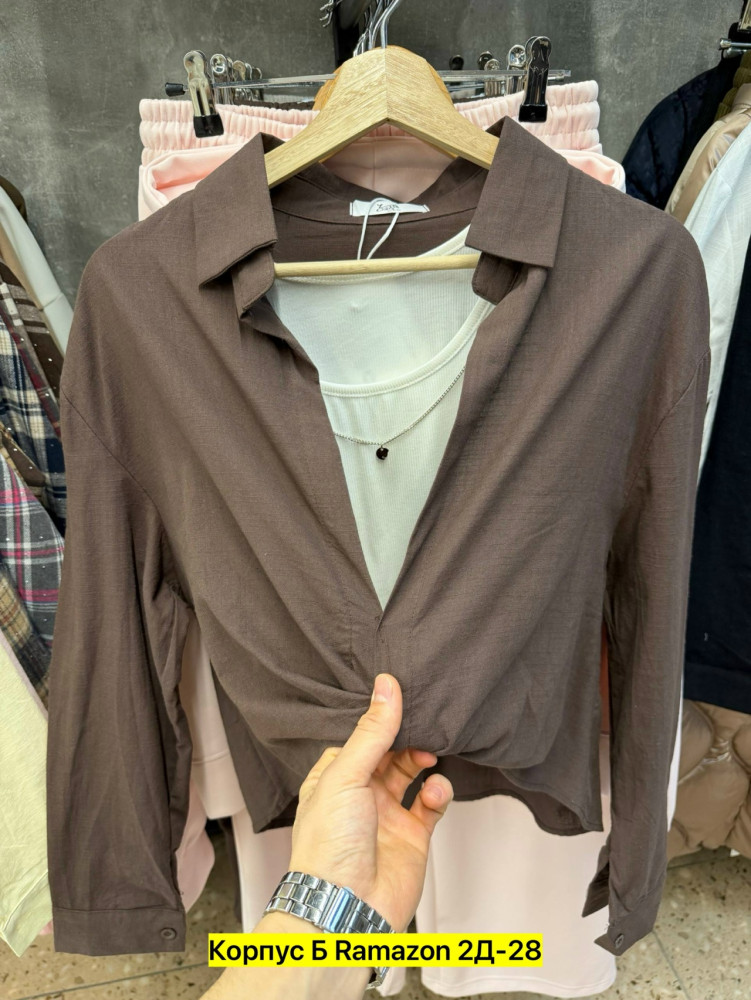 Женская рубашка коричневая купить в Интернет-магазине Садовод База - цена 900 руб Садовод интернет-каталог