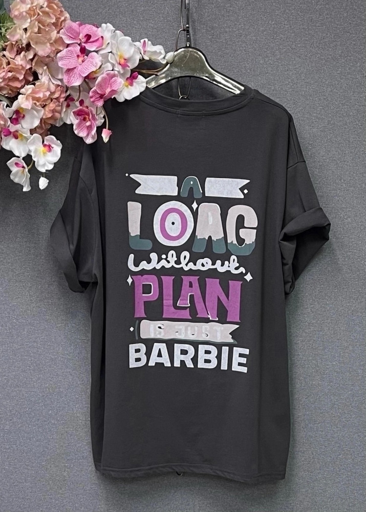 Женская футболка темно-серая купить в Интернет-магазине Садовод База - цена 1100 руб Садовод интернет-каталог