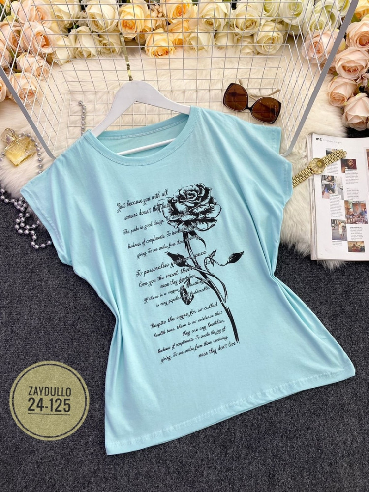 женские футболки с принтом  молодёжная купить в Интернет-магазине Садовод База - цена 350 руб Садовод интернет-каталог