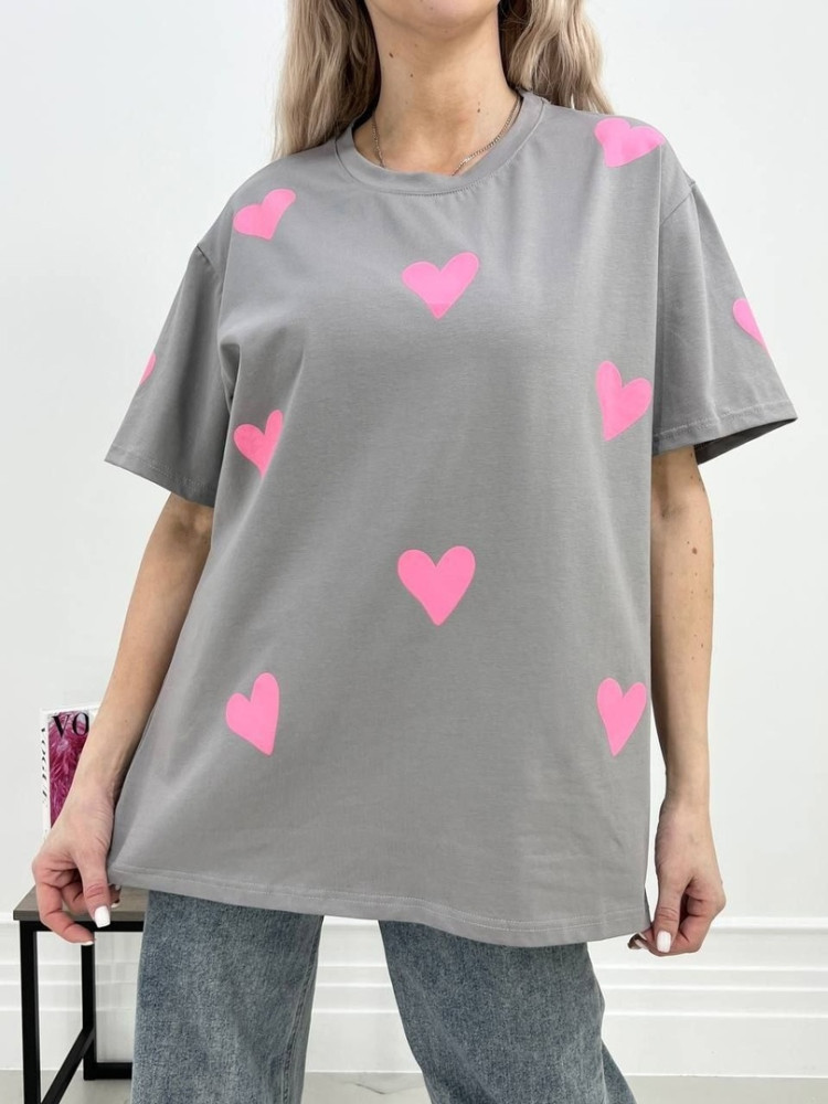 Женская футболка серая купить в Интернет-магазине Садовод База - цена 800 руб Садовод интернет-каталог