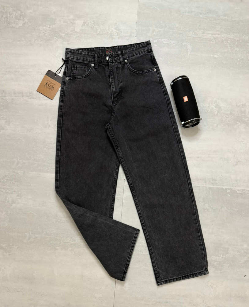 Джинсы серые