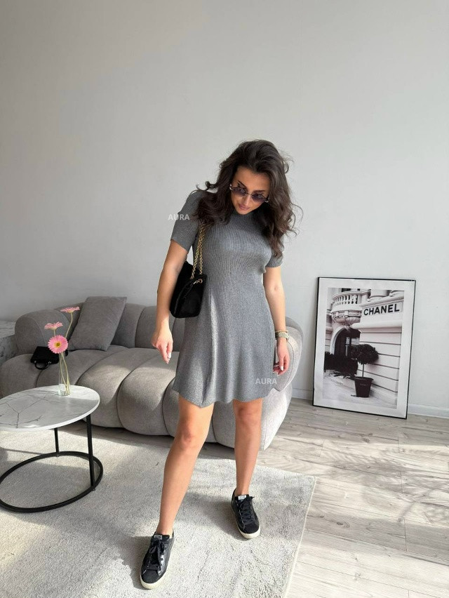 Платье серое купить в Интернет-магазине Садовод База - цена 1300 руб Садовод интернет-каталог