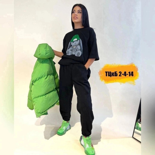 Стильный двойка костюм с принтом Lux Fz14 САДОВОД официальный интернет-каталог
